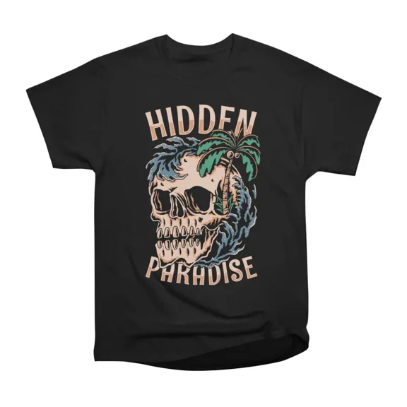 Hiden Paradise T-Shirt Tee Gift For Him Merch For Her Apparel For Friend