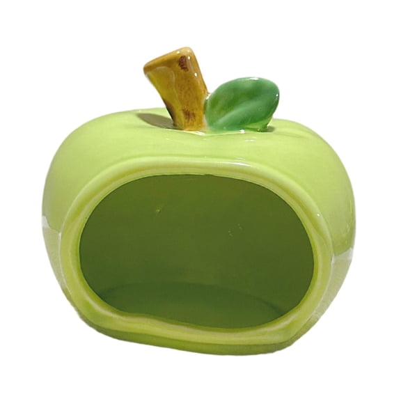 Hideout Hamster House Food Bowl Durable Ceramic Material for Chipmunks Hedgehogs Squirrels Indoor Use