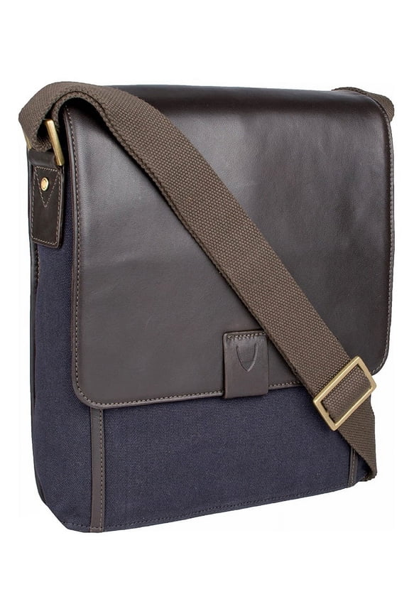 Aiden Genuine Leather Medium Crossbody Men/Women Shoulder Messenger Bag/Travel Bag / 10.5" iPad Bag