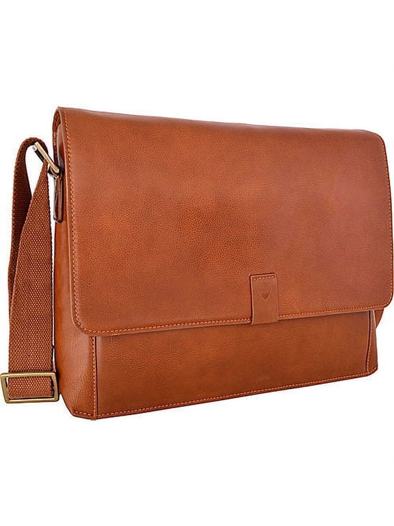 Aiden Leather Business Laptop Messenger Crossbody Bag