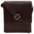 thumbnail image 1 of Hidesign Aiden Medium Leather Messenger Crossbody Bag, 1 of 4