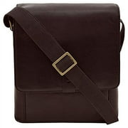 Hidesign Aiden Medium Leather Messenger Crossbody Bag