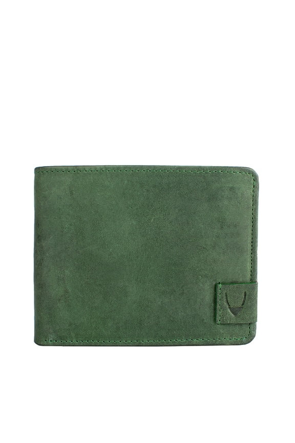 Camel Leather RFID Blocking Trifold Wallet