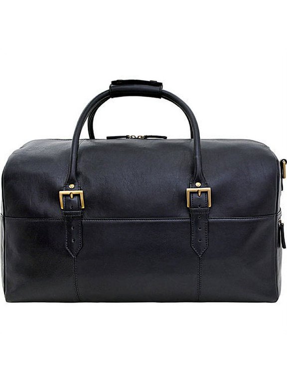 Charles Leather Cabin Travel Duffle Weekend Bag