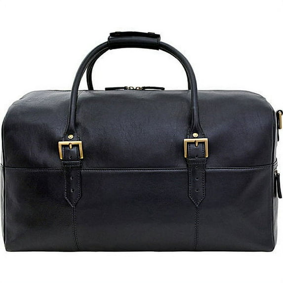 Hidesign Charles Leather Cabin Travel Duffle Weekend Bag