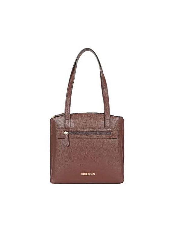 Clarida Women's Leather Multi-Compartment Handbag & Shoulder Bag with Shoulder Strap-size (L x W x H - 13"L x 11"H x 2"W)