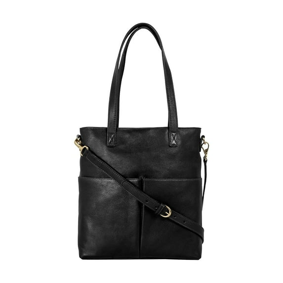 Hidesign Pepper Medium Leather Tote with Sling Strap
