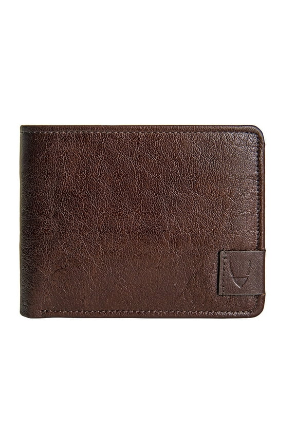 Vespucci Buffalo Leather RFID Blocking Brown Trifold Wallet