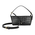 thumbnail image 1 of Hidesign Women's Leather Multi-Purpose Micro Crossbody Bag/Satchel with Adjustable & Detachable Shoulder Strap - size (7"L x 4"H x 4"W ), 1 of 6