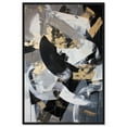 thumbnail image 1 of Hiding Canvas Muted Abstract Wall Art by Art Remedy, Black Frame, 36" x 54", 1 of 7