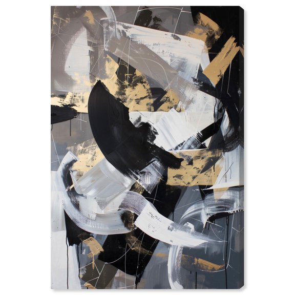 Hiding Canvas Muted Abstract Wall Art by Art Remedy, Gallery Wrapped, 16" x 24"