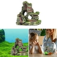 thumbnail image 1 of Hiding Cave Aquarium Decor, Mountain View Rockery, Landscapes Rocks with Tree Ornament for Fish Tank Decoration and Aquatic Habitat, 1 of 7
