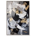 thumbnail image 1 of Hiding Framed High-Gloss Acrylic Glass Wall Art Muted Abstract Wall Art by Art Remedy, Silver Frame, 10 x 15, 1 of 7