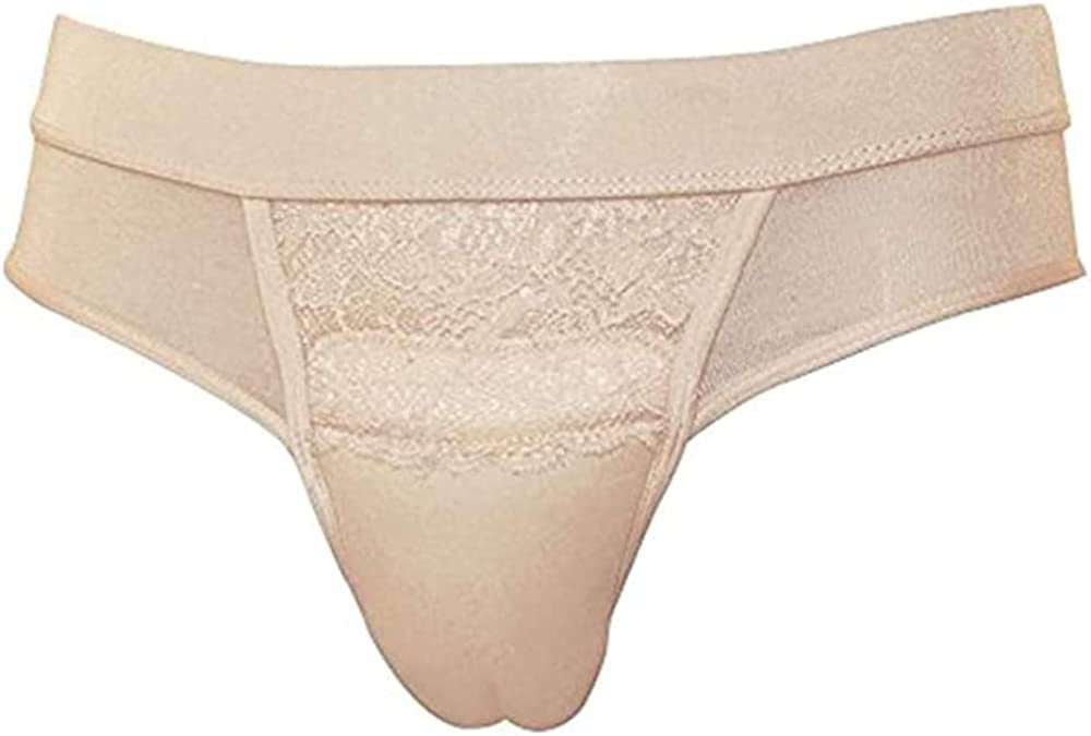 Hiding Gaff Panties Brief Shaping for Men Crossdressing Underwear Beige