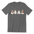 thumbnail image 1 of Hiding Ghost Dogs Halloween Outfit Pet Lovers Unisex Men's T-shirt, XL, Charcoal, 1 of 6