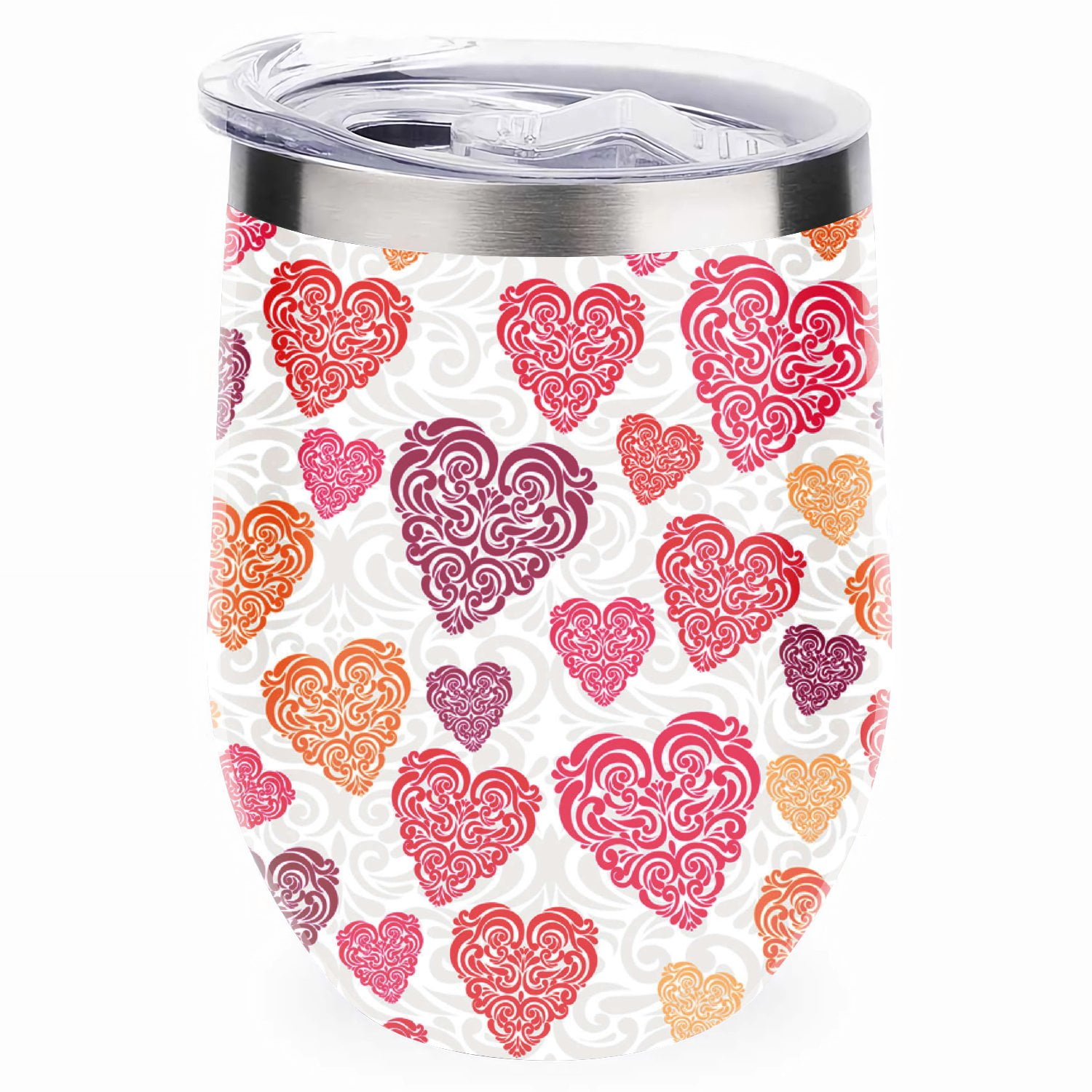 Hidove 12oz 304 Stainless Steel Vacuum Insulated Cups, Valentines ...