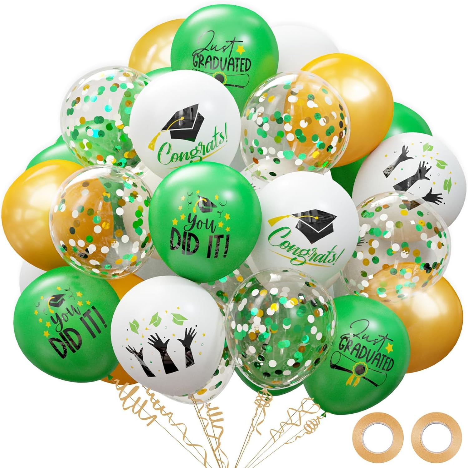 Hidove 2025 Graduation Party Decorations, 68pcs Graduation Balloons ...