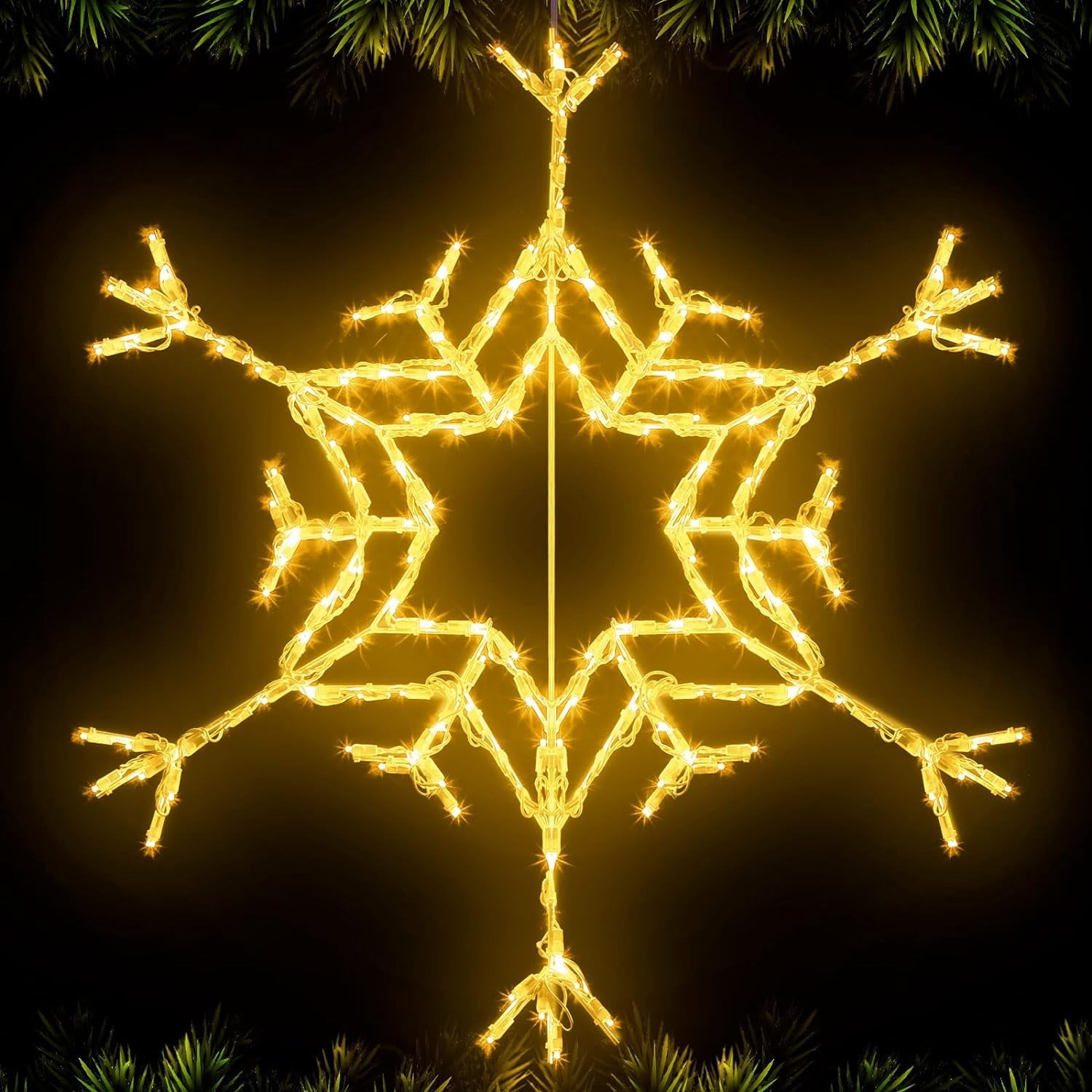 Large Snowflake Light Hidove 36