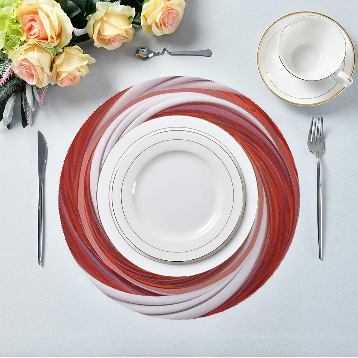 hidove-3d-christmas-candy-round-placemats-durable-non-slip-table-mat