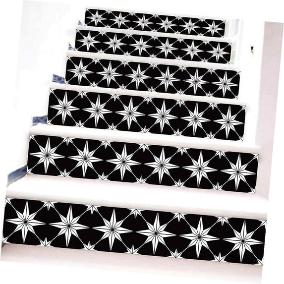 Hidove 6 Strips Stair Riser Sticker and Adhesive, Self-Adhesive ...