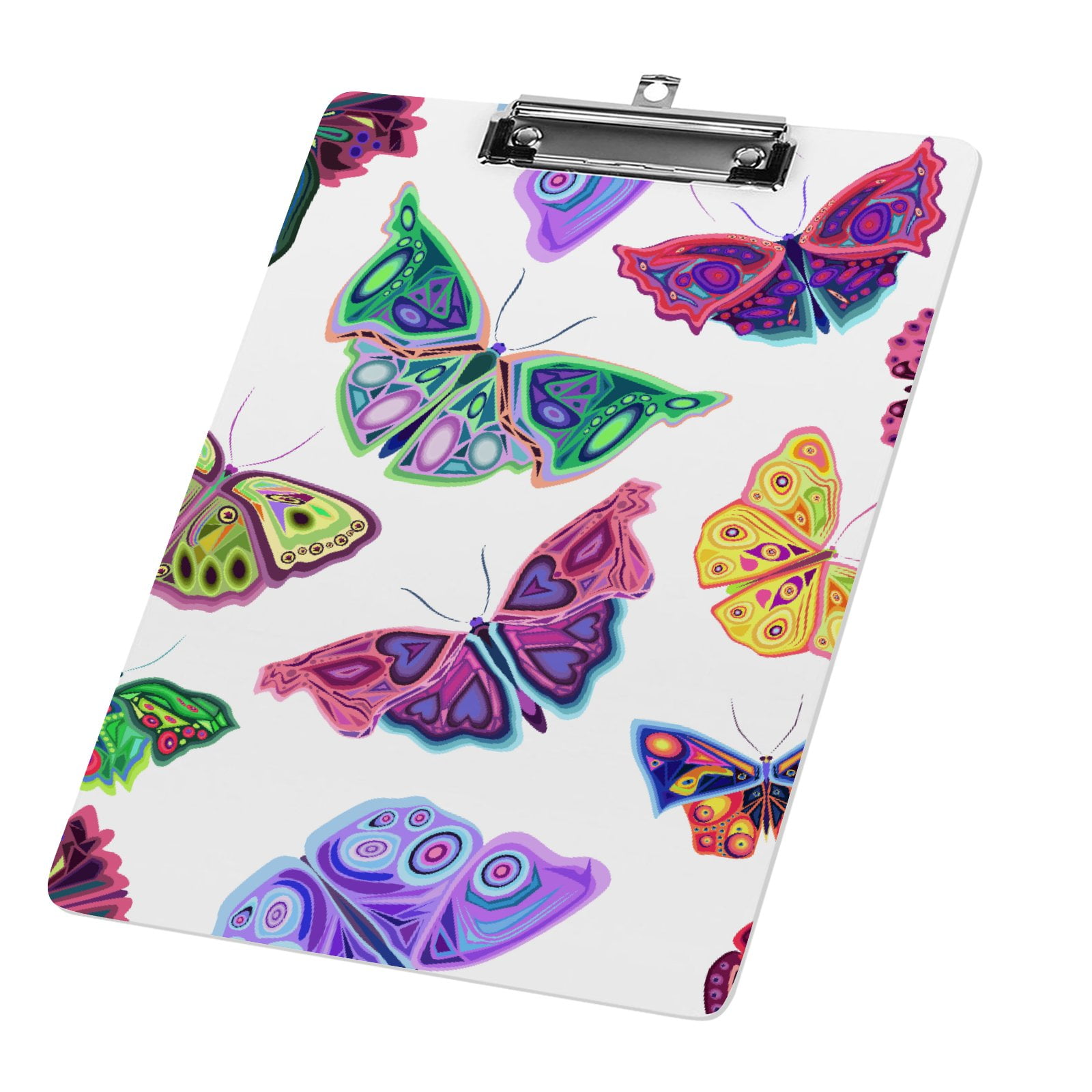 Hidove Acrylic Clipboard, Butterfly Standard A4 Letter Size Clipboards
