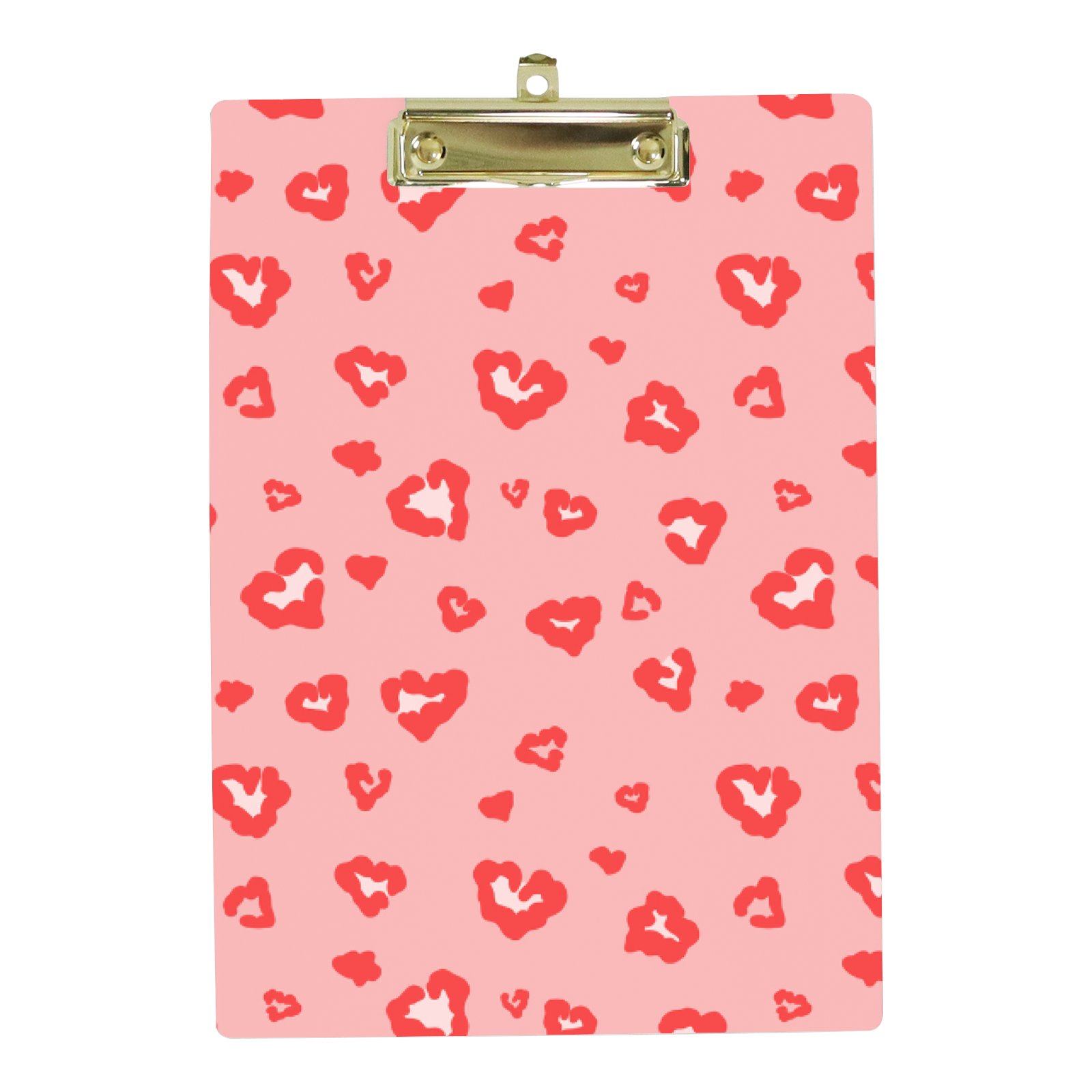 Hidove Acrylic Clipboard, Heart Shaped spots. Standard A4 Letter Size