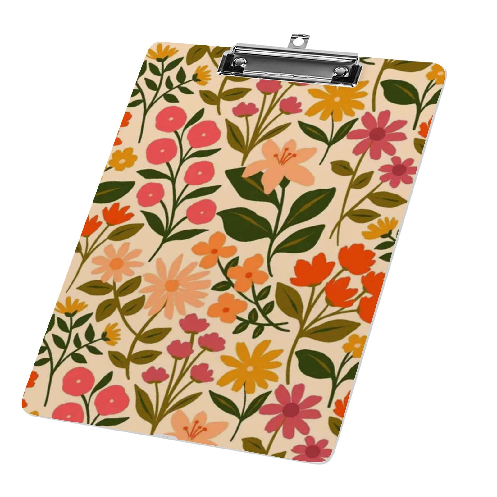 Hidove Acrylic Clipboard, Leaves Standard A4 Letter Size Clipboards