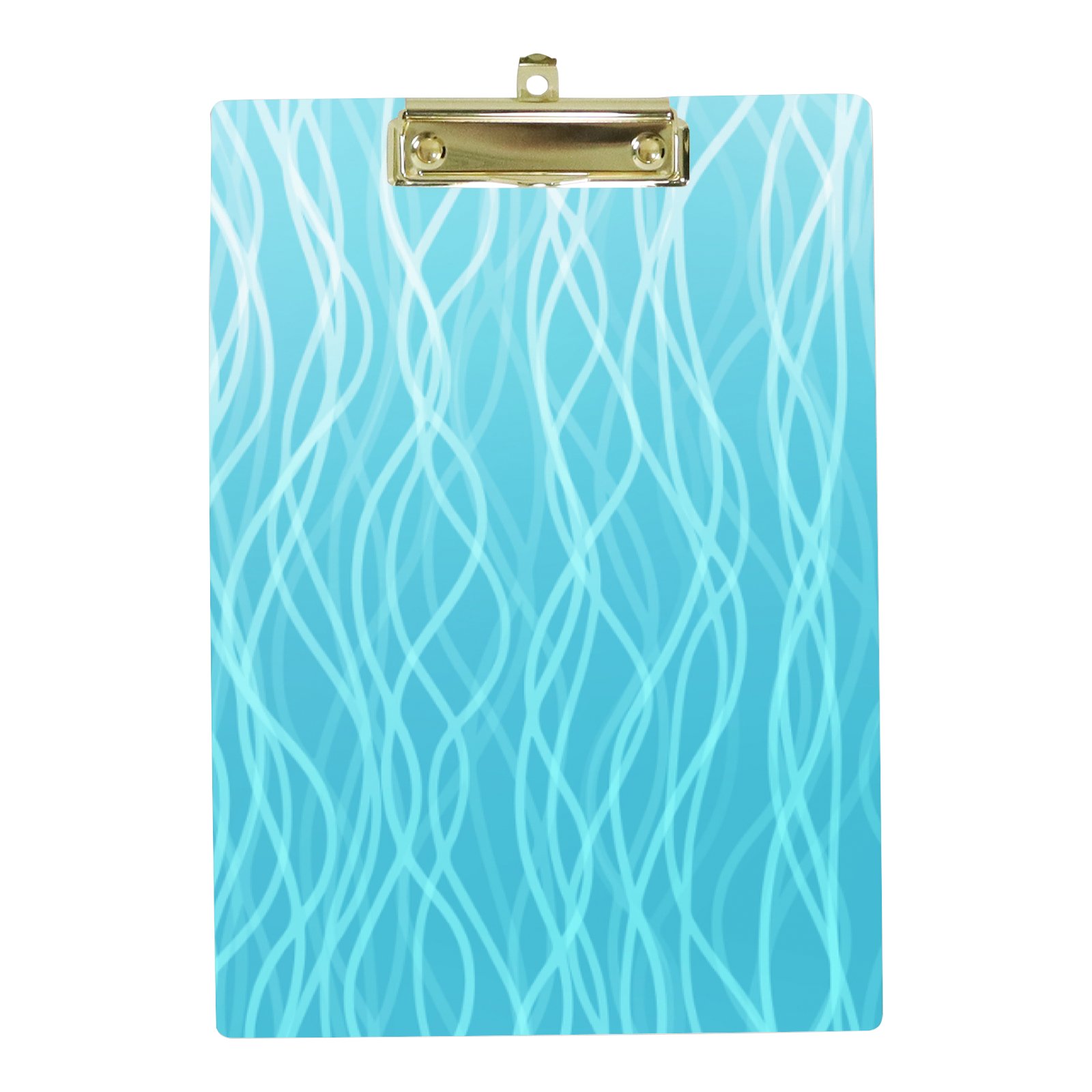Hidove Acrylic Clipboard, Light Blue with Lines Standard A4 Letter Size