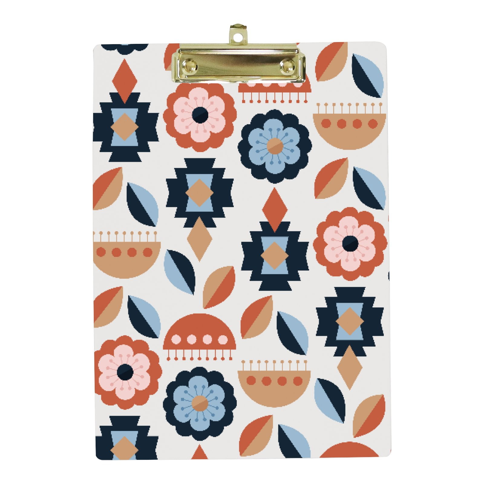 Hidove Acrylic Clipboard, Scandinavian Pattern Design Standard A4