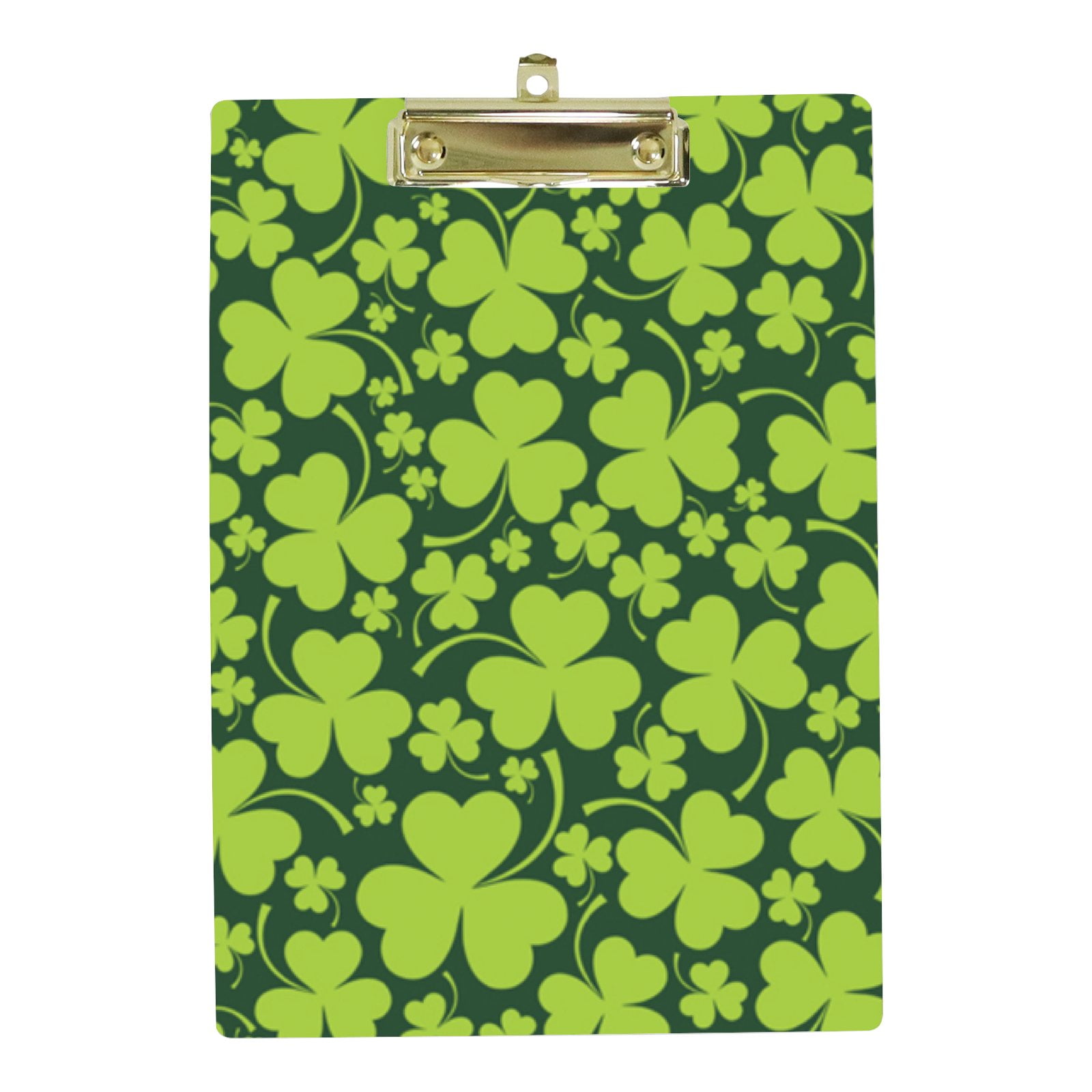 Hidove Acrylic Clipboard, St. Patrick's Day Background in Green Colors