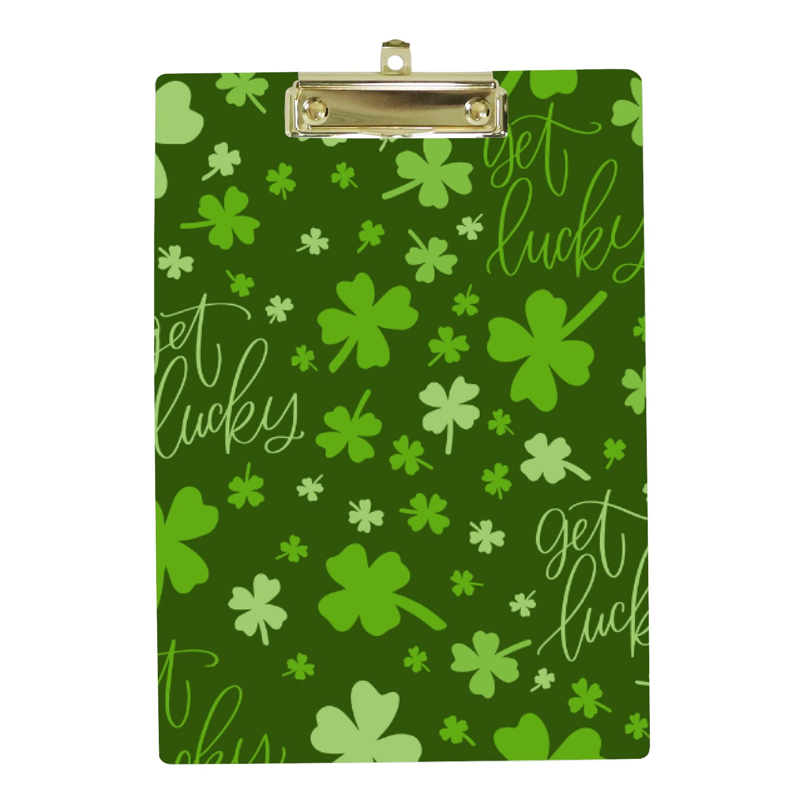 Hidove Acrylic Clipboard, St. Patrick’s Day with Dark Green Background