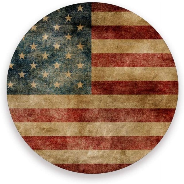 Hidove American Flag Coasters Absorbent Moisture NonSlip Drink Coaster