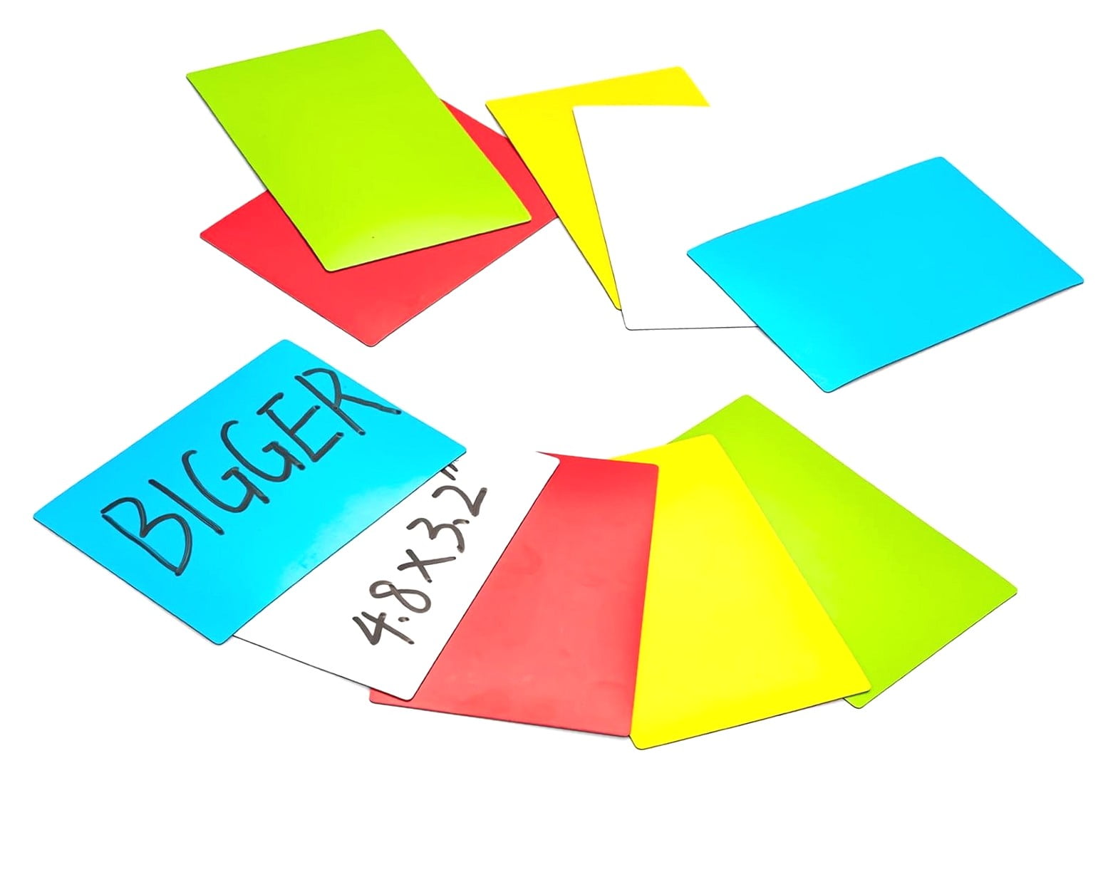 Hidove Big Labels (4.8x3.2, Pack of 20), Large Write Magnets Name ...