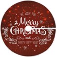 Hidove Christmas Christmas Tree Skirt Home Decoration Large Round