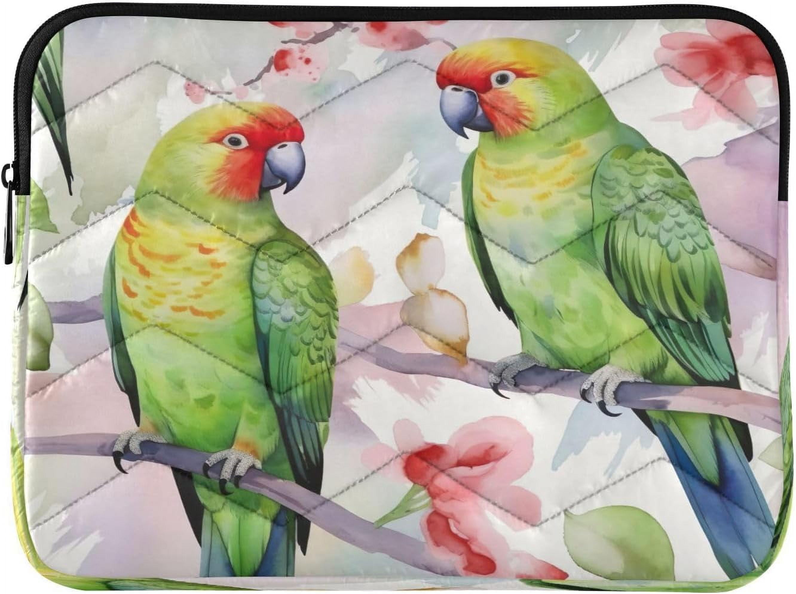 Hidove Cute Colored Parrots Laptop Sleeve 14 Inch for Laptop Bag ...