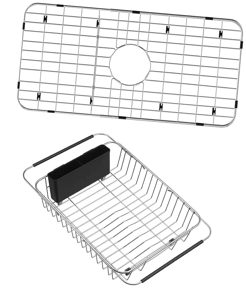 Hidove Expandable Dish Drying Rack Over The Sink Dish Drainer Kitchen ...