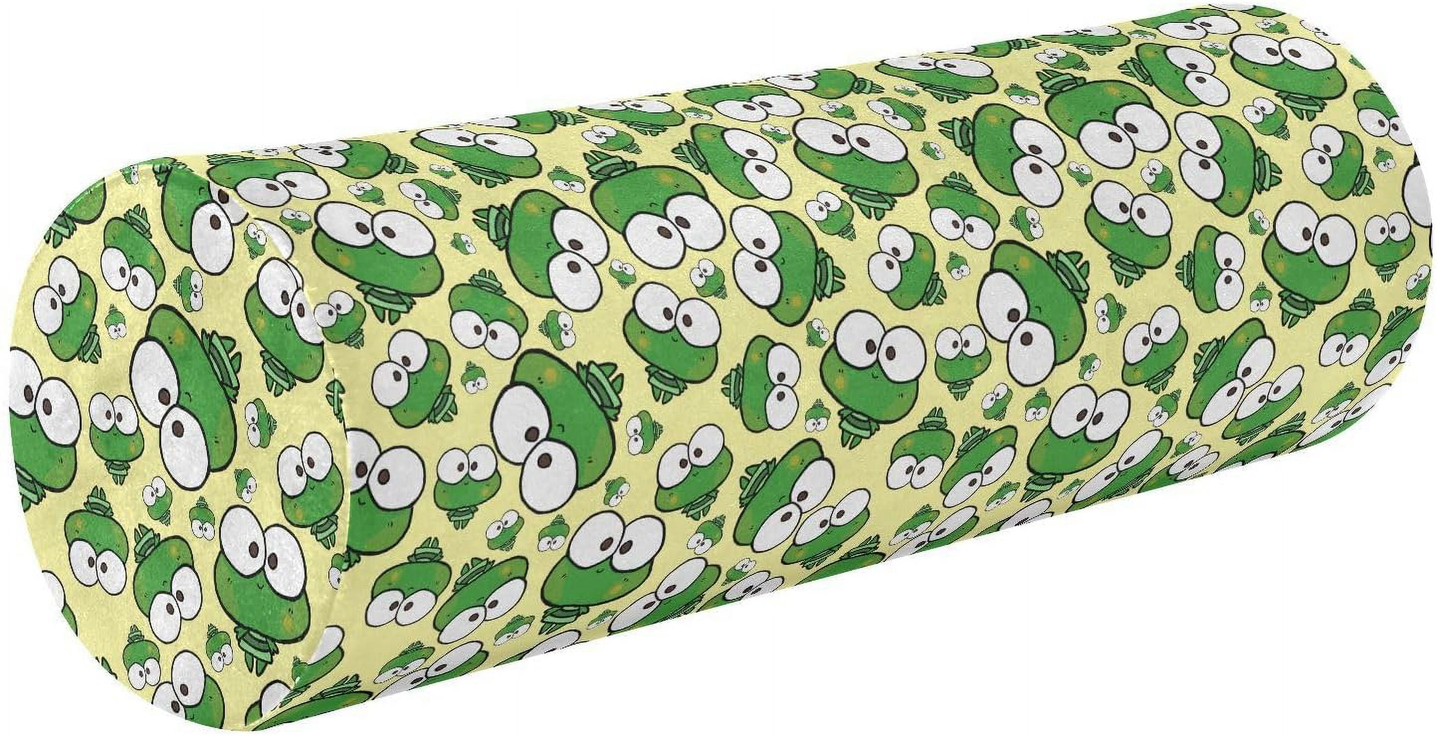 Hidove Frog Round Cervical Pillow for Neck Pain Relief, Soft Memory