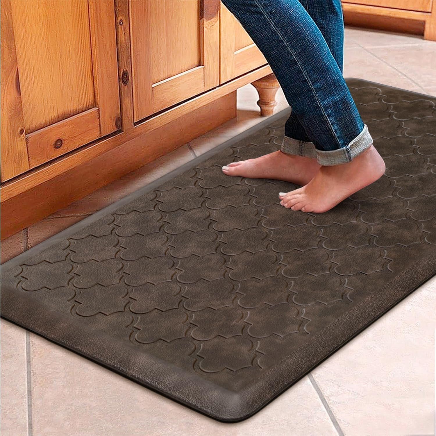 Hidove Kitchen Mat Cushioned Fatigue Floor Mat, .3