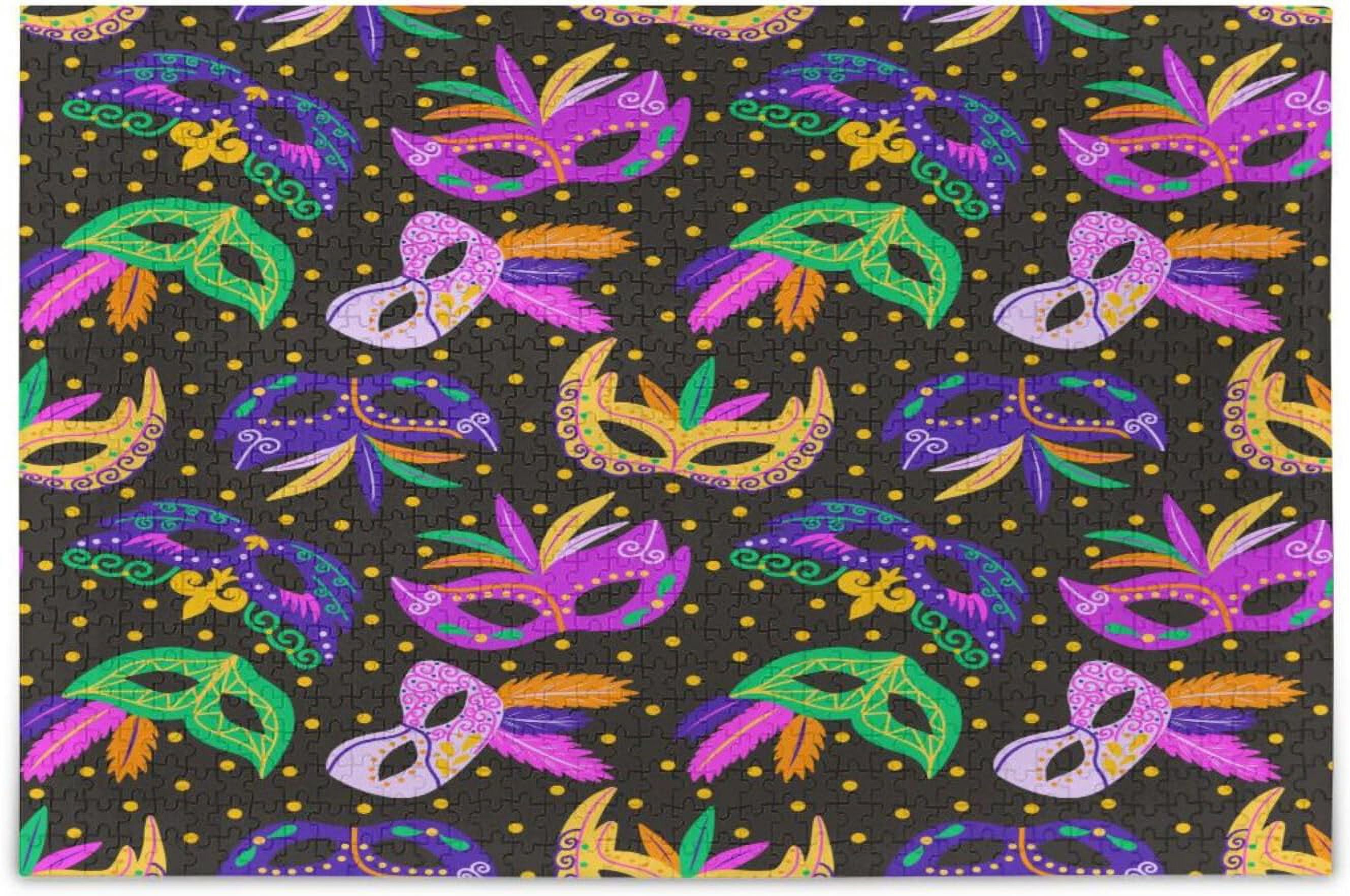 mardi gras puzzles for adults