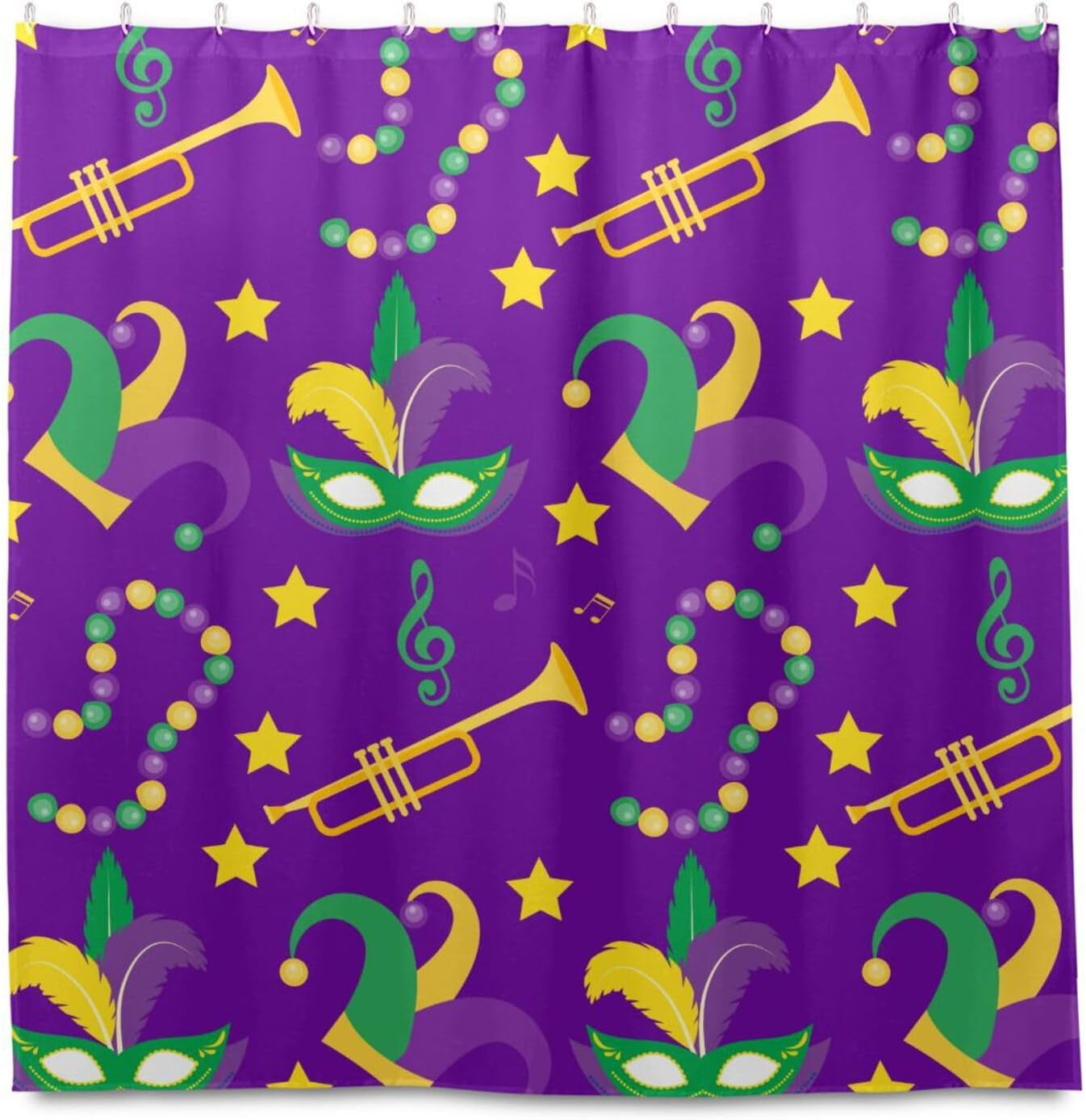 mardi gras curtain lights