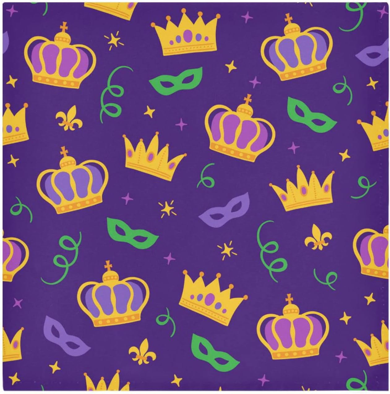 mardi gras cloth napkins
