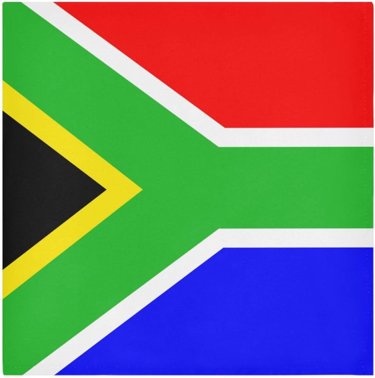 Hidove Patriot Cloth Napkin South African Flag Vivid Dining Table Decor