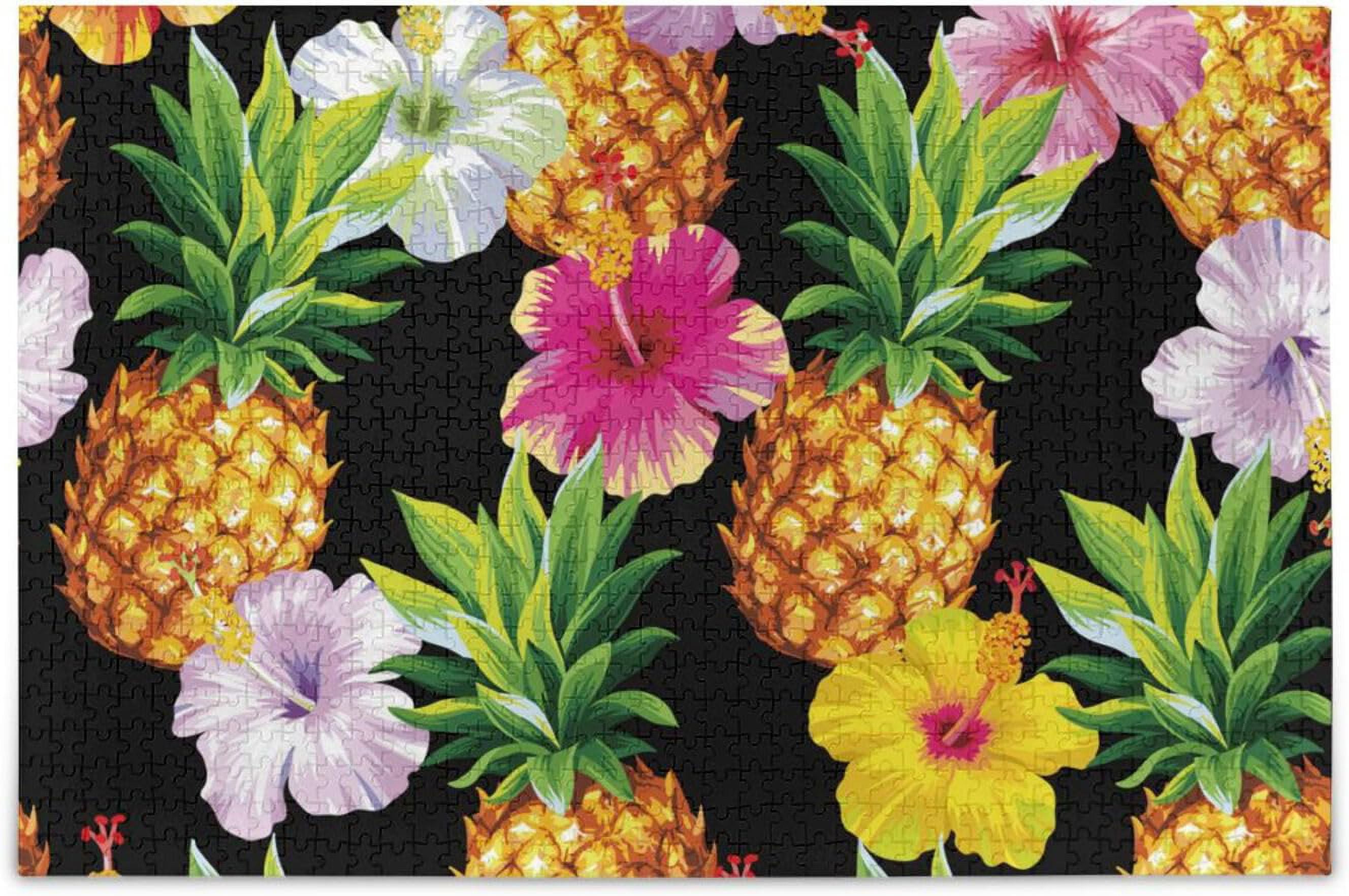 Hidove Pineapple Jigsaw Puzzle for Adults Teens Kids, 1000 Pieces