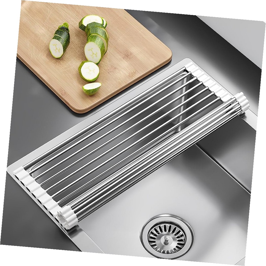 Over Sink Rag Hidove Roll Dish Drying Rack Over Sink Drying Rack Sink Cover Kitchen ...