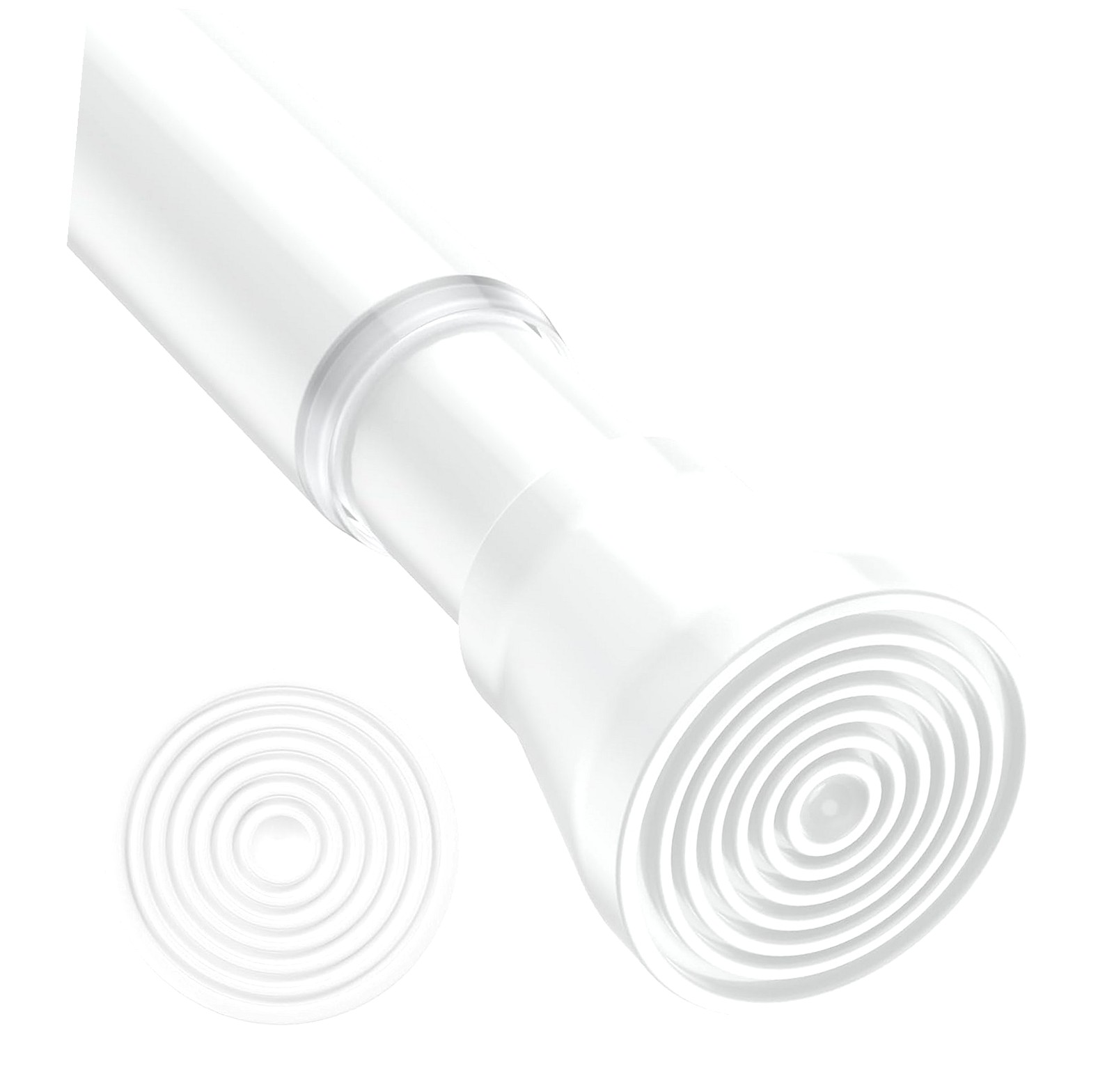 Hidove Tension Curtain Rod for 45 to 77 inch White Long Tension rod