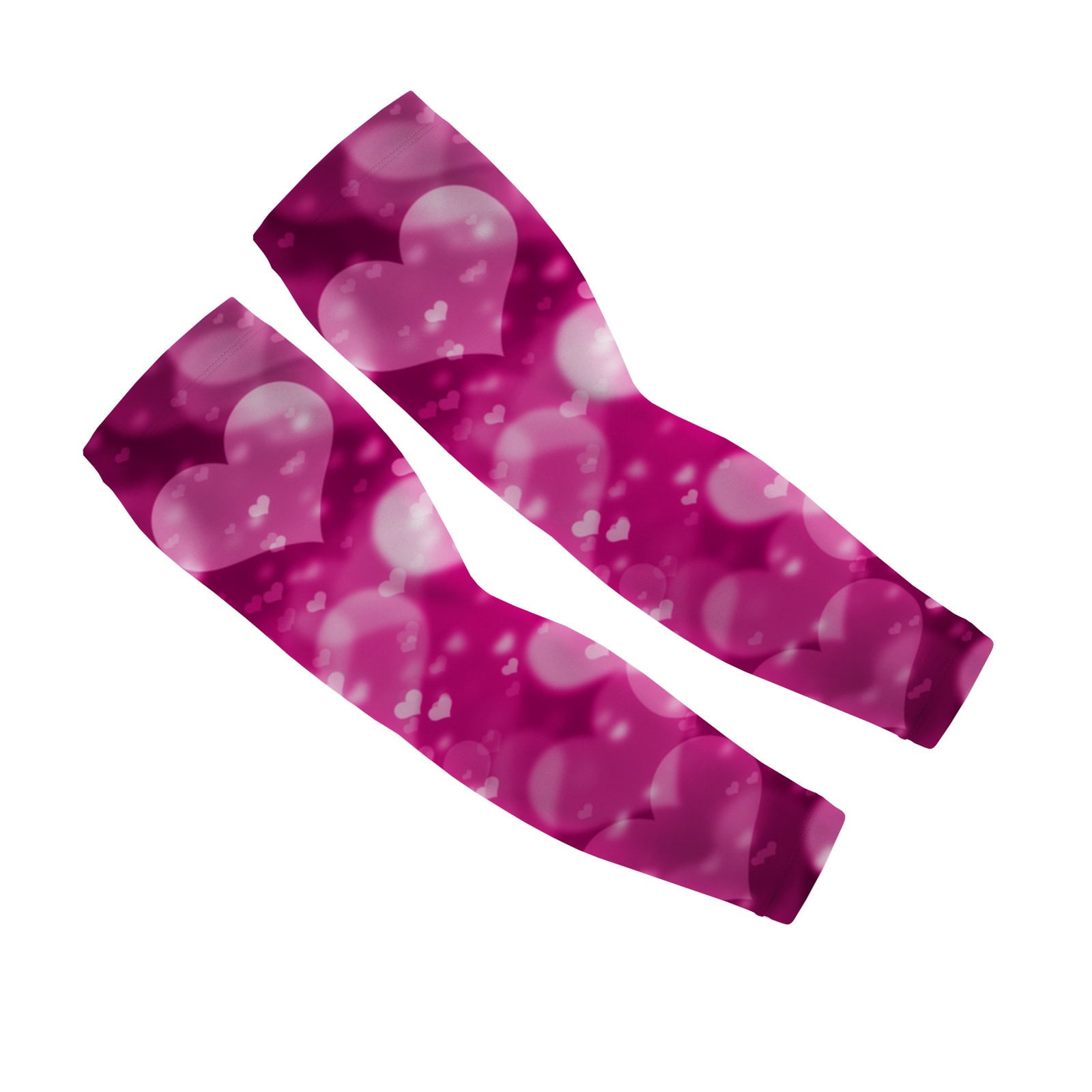 Hidove UV Sun Protection Arm Sleeves, Valentines Day with Hearts