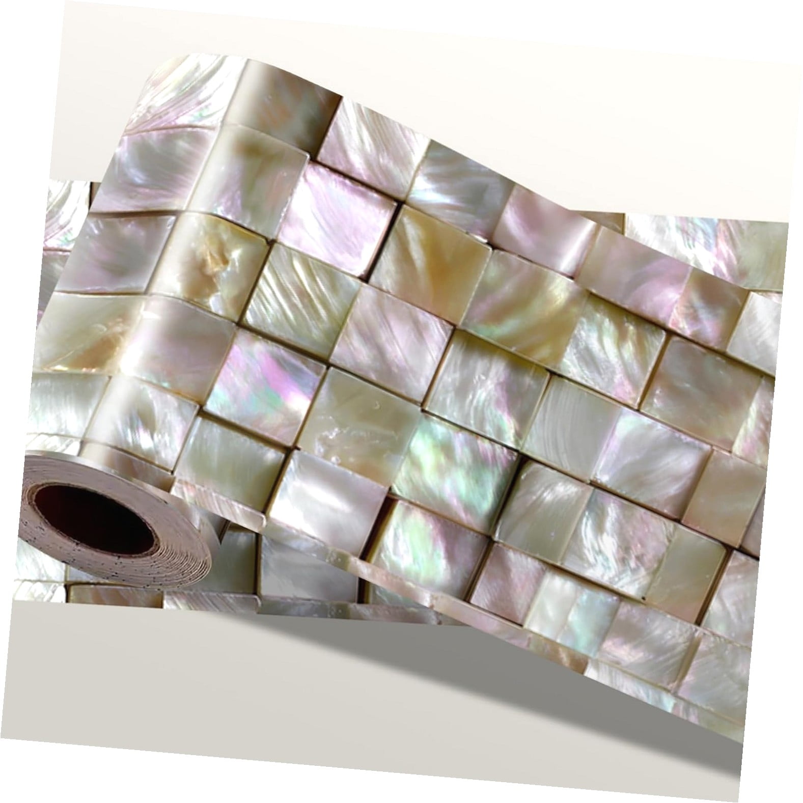 Hidove Wallpaper Border 196x4 Inch Tile Look and Stick Wall Border ...