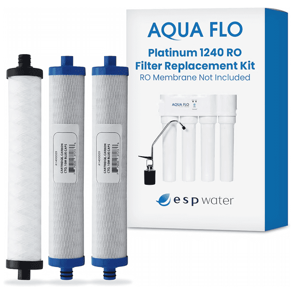 Aqua Flo Platinum 1240 Series Reverse Osmosis Replacement Filter Kit, 1-Pack