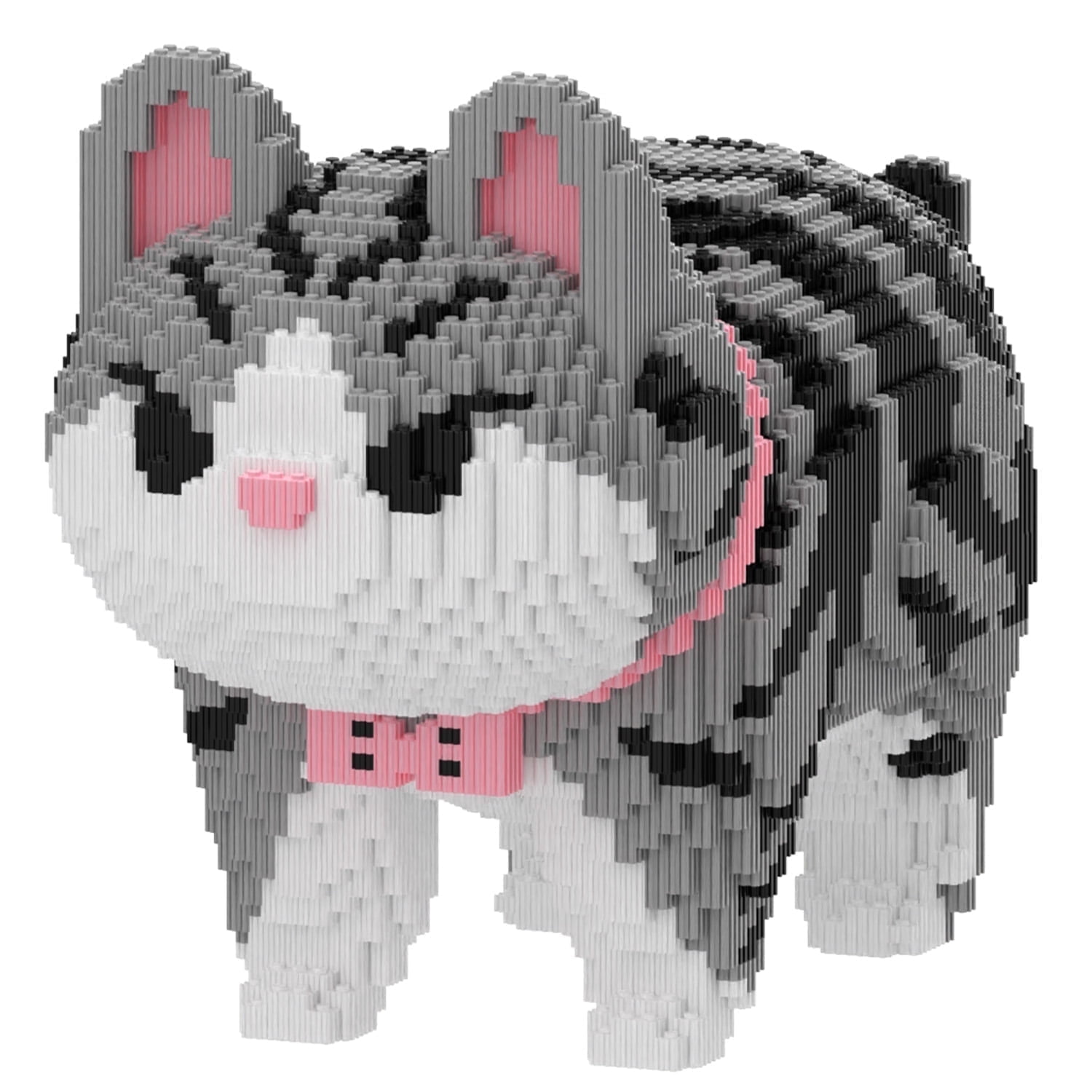 Hidpriva 10500 PCS Animal 3D Micro Building Block Set, Gift for Adults and Kids, Toy Building Blocks, Black Cat