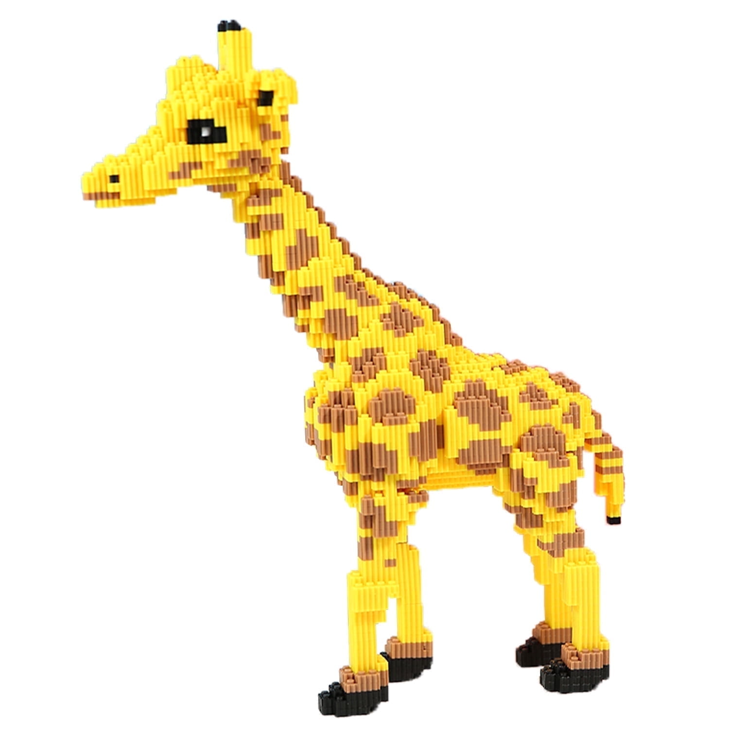 Hidpriva 4800 PCS Animal 4D Micro Building Block Set, Gift for Adults and Kids, Toy Building Blocks, Giraffe